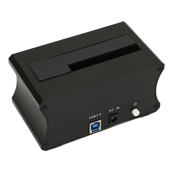 HDD Docking Station USB3.0 5Gbps Multifunksjonell SSD Dockingstasjon SSD Dock for 2.5in 3.5in HDD SSD 110‑240V for Windows EU Plugg