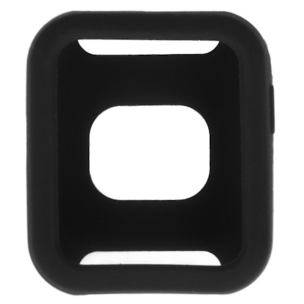 Smart Watch Beskytter Fuld Kant Silikone Bumper Case Stødsikker til Mi Watch Lite til Redmi Smartwatch Sort