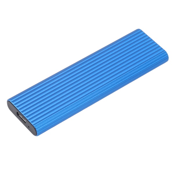 M.2 SSD-kapsling Adapter Verktygsfri Aluminiumlegeringsskal Höghastighets USB C 3.1-kapsling Adapter för Hemmakontor