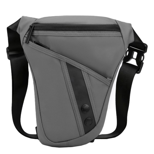 Ny cykelbensväska för utomhusbruk multifunktionell taktisk bröstväska grey