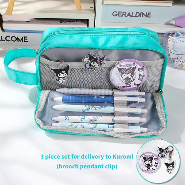 Pennveske Case Skoleetui Kawaii Stasjonær Holder Bag A18