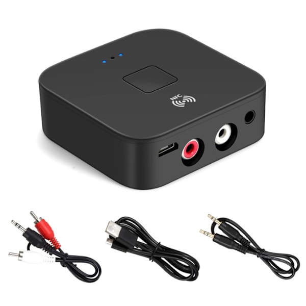 Bluetooth 5.0 RCA til Receiver 3.5mm AUX Jack Bluetooth