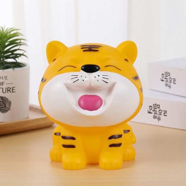 för Creative Tiger Piggy Bank Samlarobjekt Pengar Spara Spara Spara Sparkassa Förvaring Mynt Bank Barn Rum Dekoration Födelsedagspresent null - 3