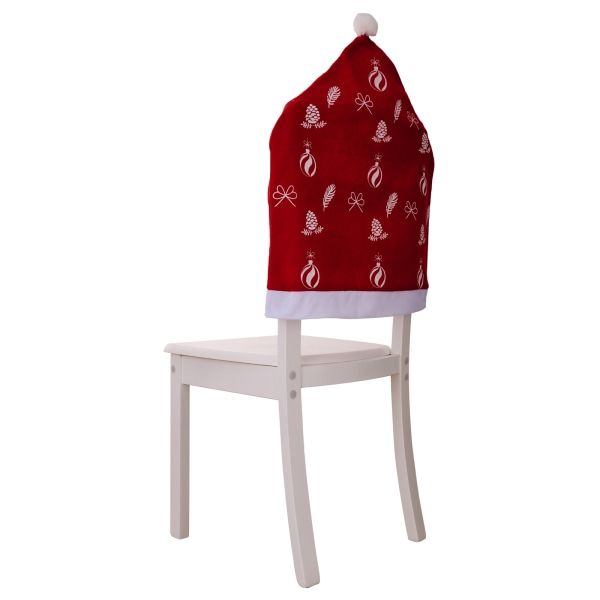 Julepynt Jul Rød Betræk Non-woven Betræk Hjemmekjole Betræk 58*50cm