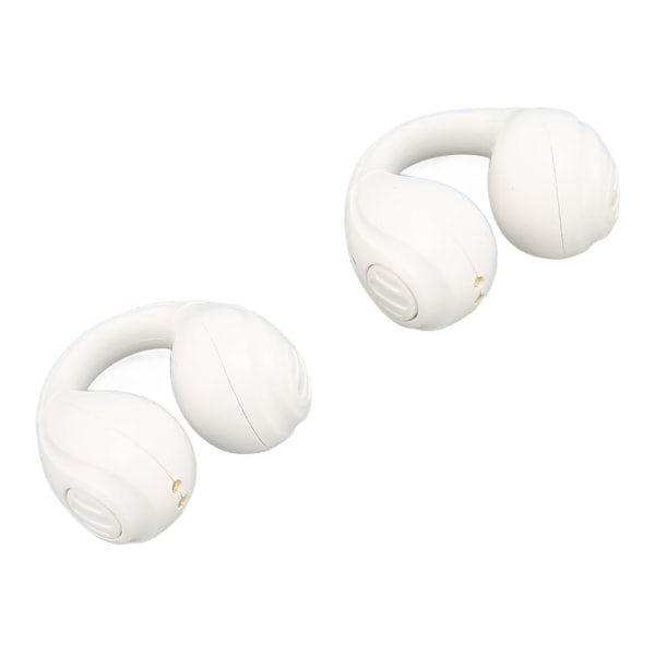 Clip On Hörlurar Bluetooth 5.3 IPX4 Vattentäta Benlednings Hörlurar med Brusreducering Trådlösa Öppna Hörlurar för Sport och Resor