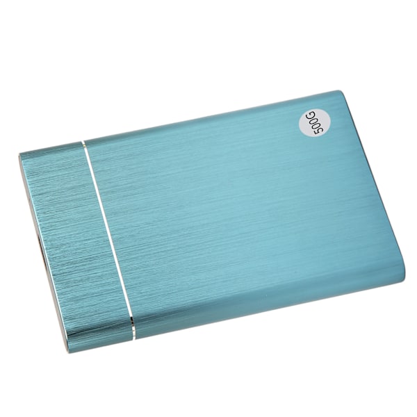 2.5in Ultra Slim Bærbar Ekstern Harddisk HDD Op til 5Gbps USB 3.0 Interface Mobil Harddisk til PC Laptop Blå 500GB