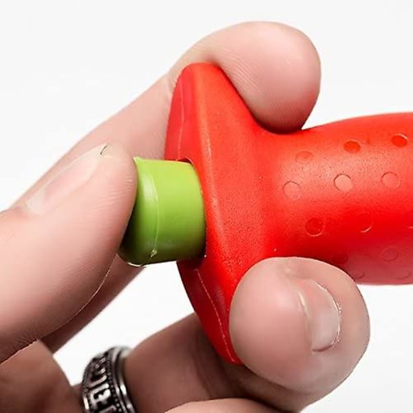 Jordgubbsskalare, tomatskalare, lövskalare, kärnborr- och stjälkskärare, Köksprylar Set Red 2 Pack