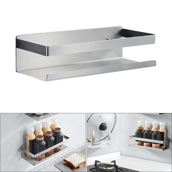 1/2 flaskeholder for krydderboks i rustfritt stål for kjøkken M 1Set