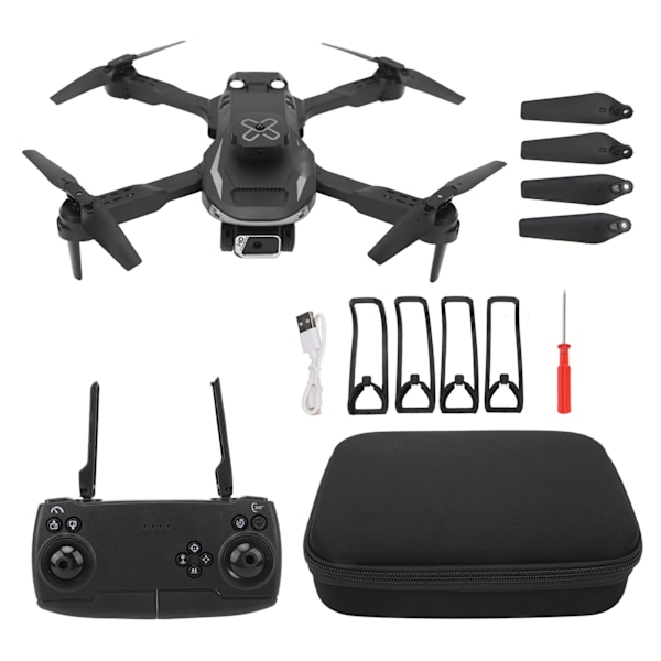 Mini Drone Optisk Flow Positionering 4 Sidet Hindring Undgåelse Fjernbetjent FPV Quadcopter med HD Dobbelt Kamera