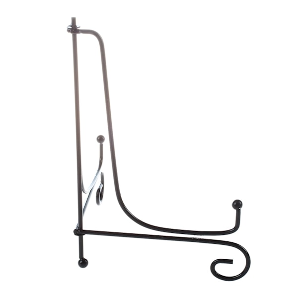 2 stk Iron Easel Classic Display Stativ Skål Tallerken Fotoramme Bok Kunstverk Svart 4 Tommer 10,5cm