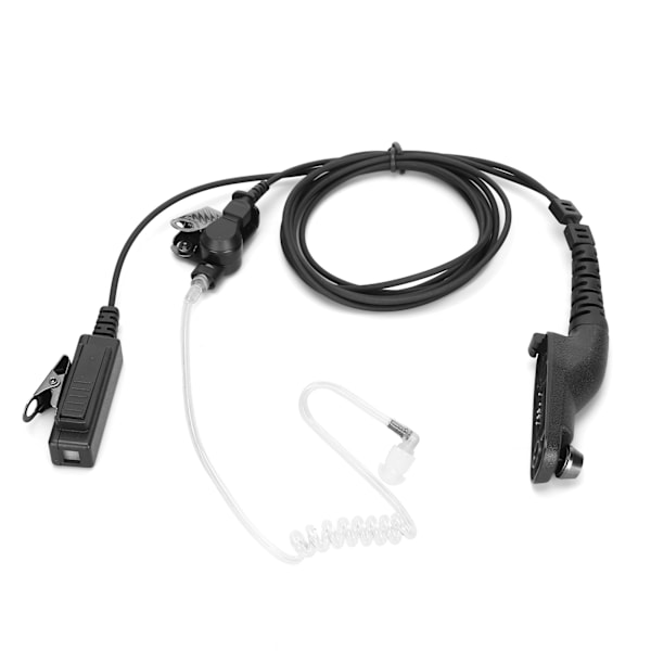 Luftrør Øretelefon Rektangulær Klips Transparent Lydrør Headset for APX2000 APX7000 APX6000