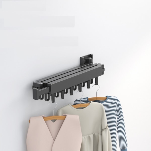 Foldbar klesstativ Foldbar klesstativ GRÅ 2 STENGER Grey 2 Rod