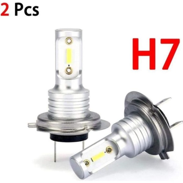 H7 LED-ajovalopolttimosarja Hi/Lo Beam 8000LM 6000K Supe