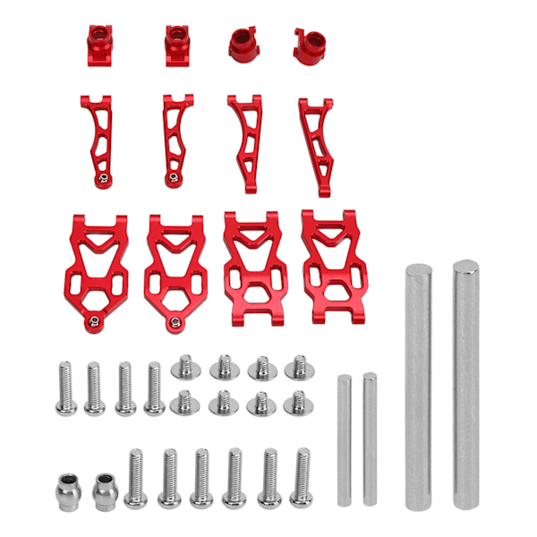 RC Ylä- ja ala-jousitusvarret Alumiiniseos Swing Arm Kit SCY16101PRO 16102 1/16 Kauko-ohjattava auto Punainen
