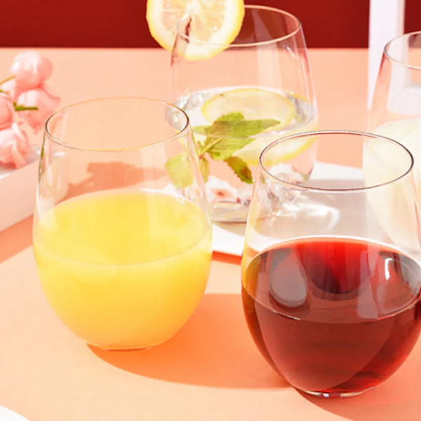Set med 6 klara glas 535ml