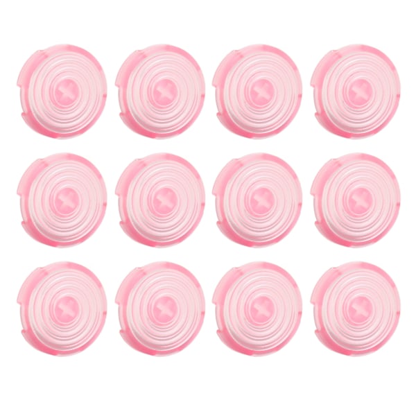 12 stk Arkadeknappdeksel Erstatning Mekanisk Trykknappdeksel for Kailh for Cherry for TTC for Akko for Glorious Brytere Rosa