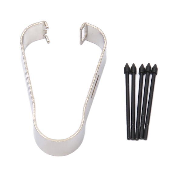 5 stk. Stylus-tupper for S6 S7 S7+ for Note 10 20 5G 10+ Høy Sensitivitet Ripefri Stylus Penn Erstatningstupper Svart