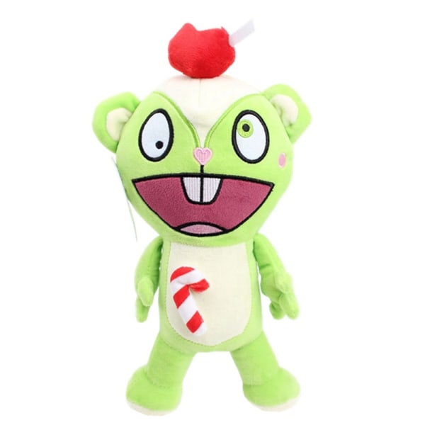 Happy Tree Friends Flippy Fliqpy stoffdyr Anime plushie W candy