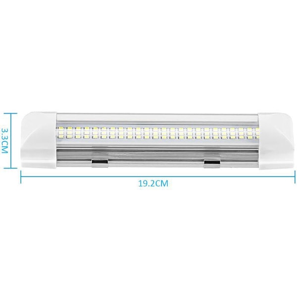 Universell Vit LED-ljusramp 12V för Van