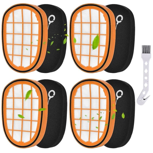 4-pakkainen suodatin Philips Speedpro Max Aqua Handheld Fc6812:lle