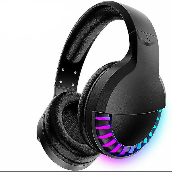 Gaming Headset Trådlöst Bluetooth Gaming Headset för telefon/PC/iPad-spel black