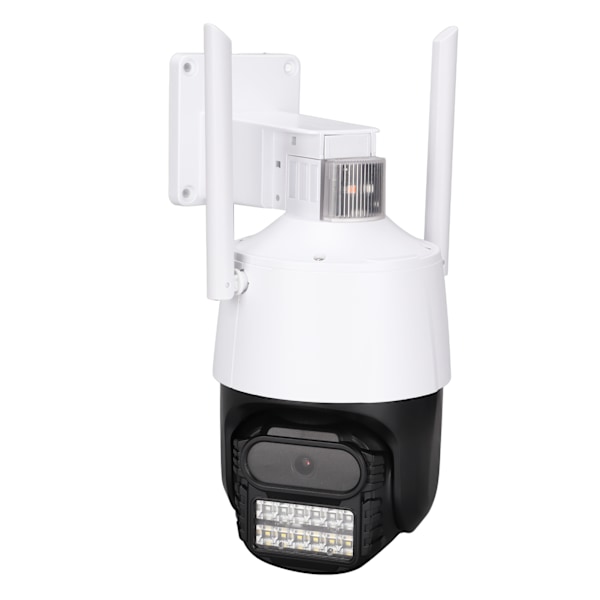 Utomhuskamera Dome WiFi IP Övervakning AI Alarm Tvåvägs Intercom Infraröd Mörkerseende för Hem Vit