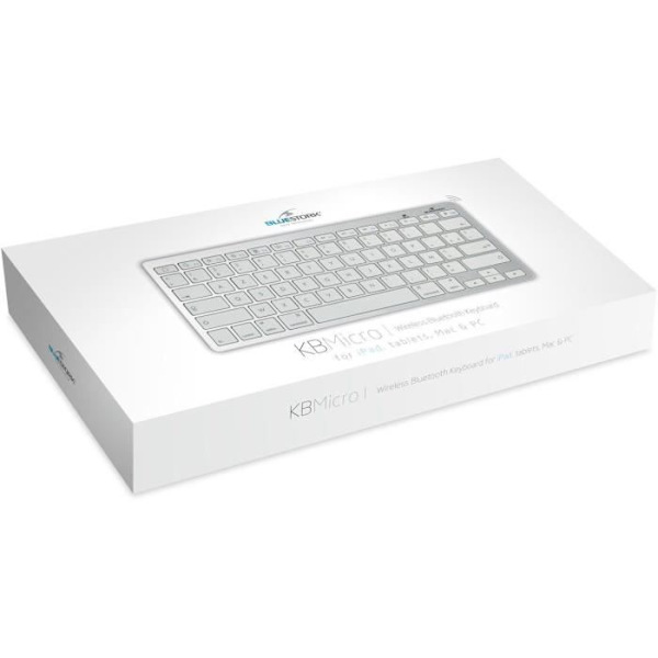 Bluetooth-tastatur - BLUESTORK - kompatibelt med MAC, PC og nettbrett - - KB-MINI-MAC / FR