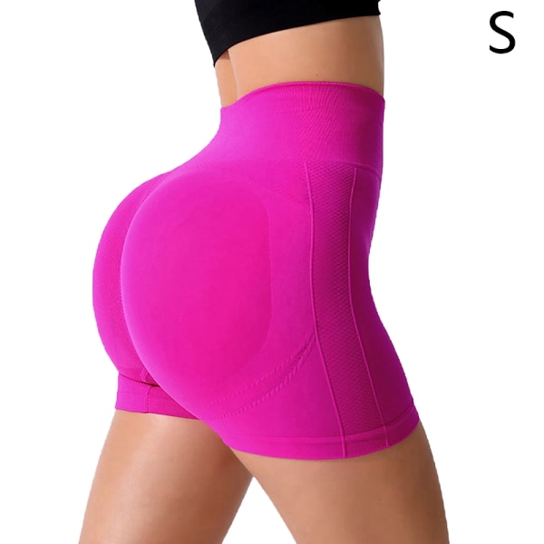 Shorts for kvinner Trening Gym Shorts Scrunch Butt Booty Shorts Skims svart black L