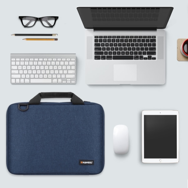 HAWEEL 14,0 tommer-15,0 tommer koffert Crossbody Laptopveske Navy Blue