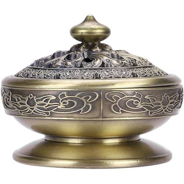Lille røgelseskar røgelsebrænder Lotus Buddha røgelseholder Vintage