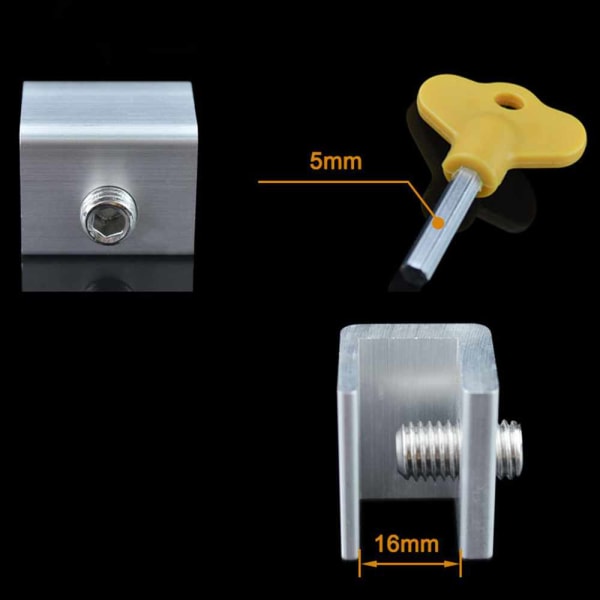 8 Styck Skjutfönster Dörrlås Sash Stopper