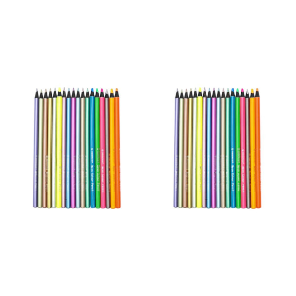 1/2 värikkäitä värikynäpaketteja lapsille ja aikuisille taideprojekteihin 18 color Type D 2PCS