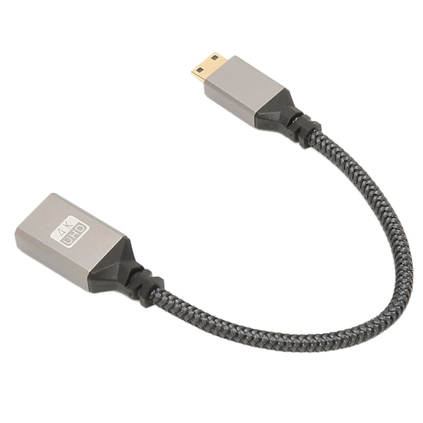 HD Multimedia Interface-kabel Høy Hastighet 4K 60Hz Mini Hann til Hunn Adapterkabel for Nettbrett Kamera Datamaskin TV Monitor 0.2m