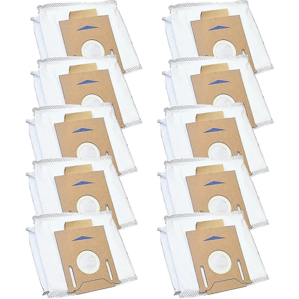Fong 10 Pack korvaavat pölypussit Ecovacs Deebot Ozmo T8 Aivi T8 Max T8 sarjan Dx93 pölynimurille
