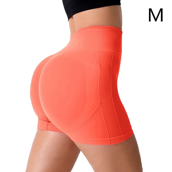 Shorts for kvinner Trening Gym Shorts Scrunch Butt Booty Shorts Skims lilla purple M