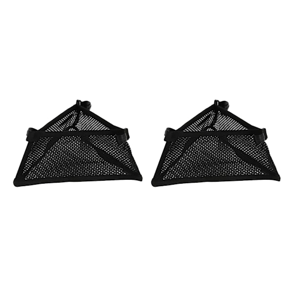 2 st Hopfällbart Runt Bord Meshväska Stretchig Nylon Camping Runt Bord Meshväska för Utomhus Hem