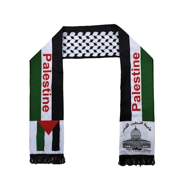 Palestina Flagg Skjerf Palestina Nasjonalflagg Halsduk 4 4 4