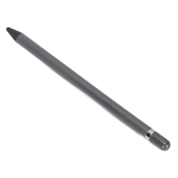 Styluspennor Skriver Smidigt Tyst Fiber Spets Exakt Anti-Repa Färgglad Stylus Pekskärmspenna för Telefoner Surfplattor Grå