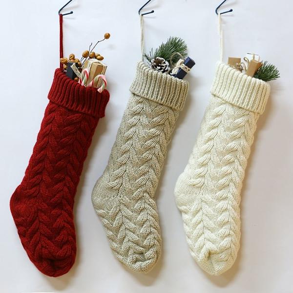 Julstrumpor Xmasstrumpor RÖDA