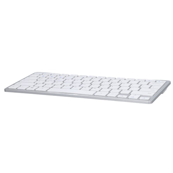 Bluetooth-tastatur for nettbrett PC, ultratynn, bærbar, 78 taster, hvit trådløs Bluetooth-tastatur for IOS for Android