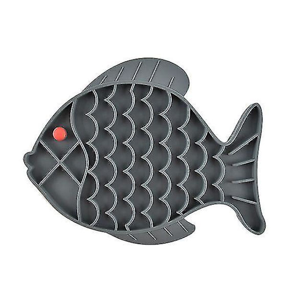 Silikon Pet Slow Food Matte Anti Kvelningsbolle Slickende Tallerken