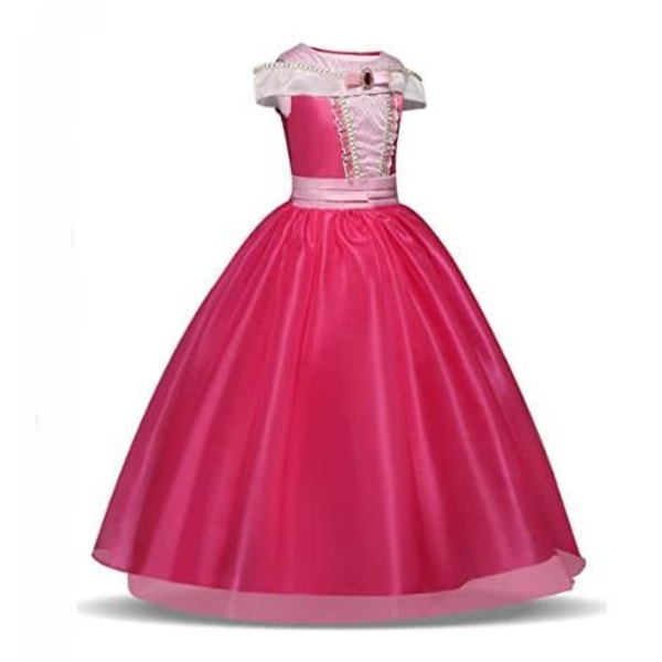 Prinsessklänning Rosa pink 140