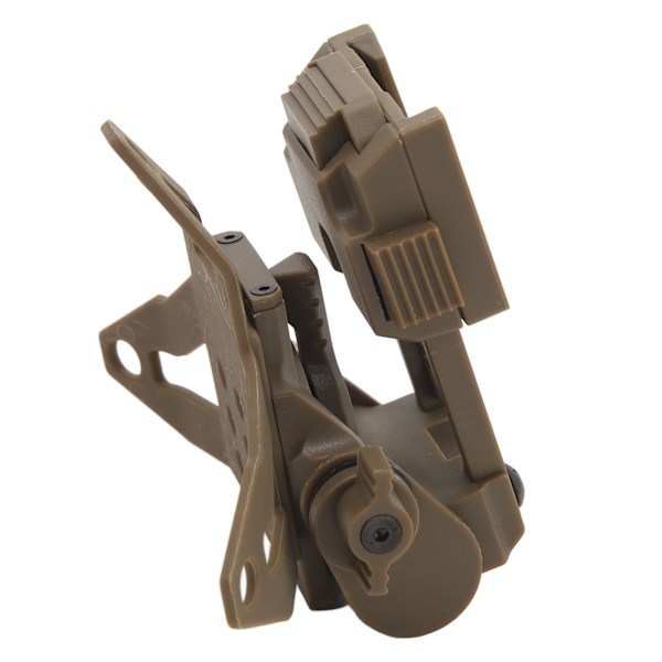 Night Vision Hjelmmontering Foldbar Justerbar Simpel Betjening Bred Kompatibilitet Nylon NVG Montering til PVS15 PVS18 GPNVG18 Tan