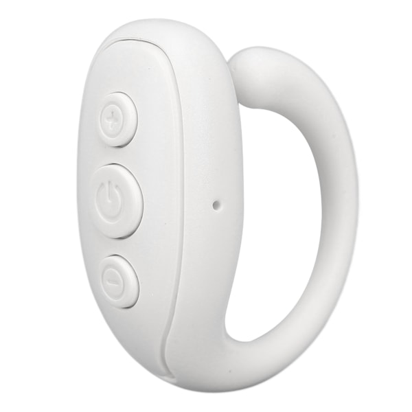 Mobiltelefon Bluetooth Fjernkontroll ABS Ringform Lang Batterilevetid Kamera Fjernutløser for Nettbrett Hvit