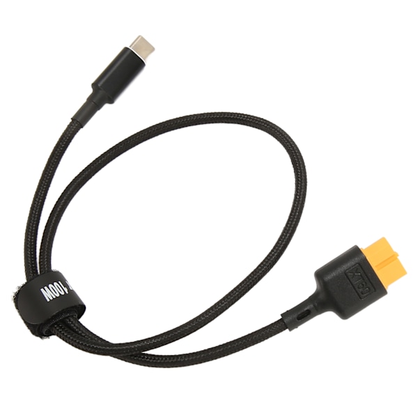 Typ C till XT60 Laddningskabel PD 100W Laddning USB C till XT60 Hona Laddningssladd för Tool Kitrc M7 M6 M6D M8S 0.5m/1.6ft