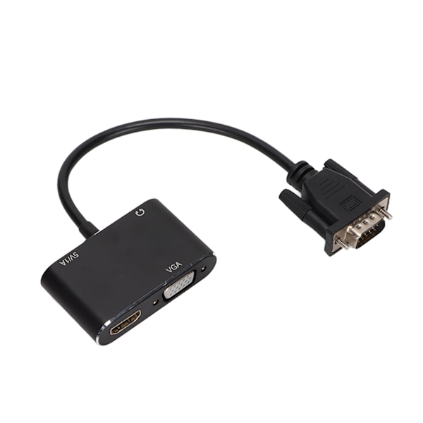 2 in 1 Splitter VGA - VGA High Definition Multimedia Interface -sovitin, korkea resoluutio, vakaat tietokonetarvikkeet