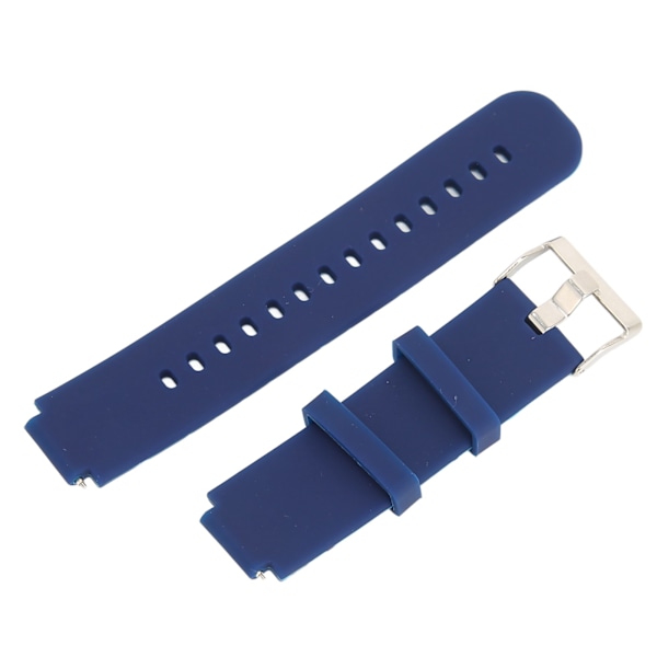 Silikon Armbandsrem Ersättning för Amazfit Smart Watch Verge 2 A1807 Midnattsblå