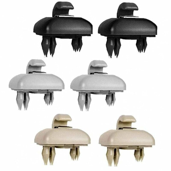 2st- För Audi A4 A5 S5Q3 Q5 Bil Solskydd Clip Krok Fästelement Clamp Hållare 8U0857562A [Beige]