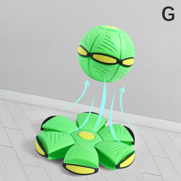 Flygande UFO platt kastskiva boll Magic Ball Toy Kid utomhus Blå Green