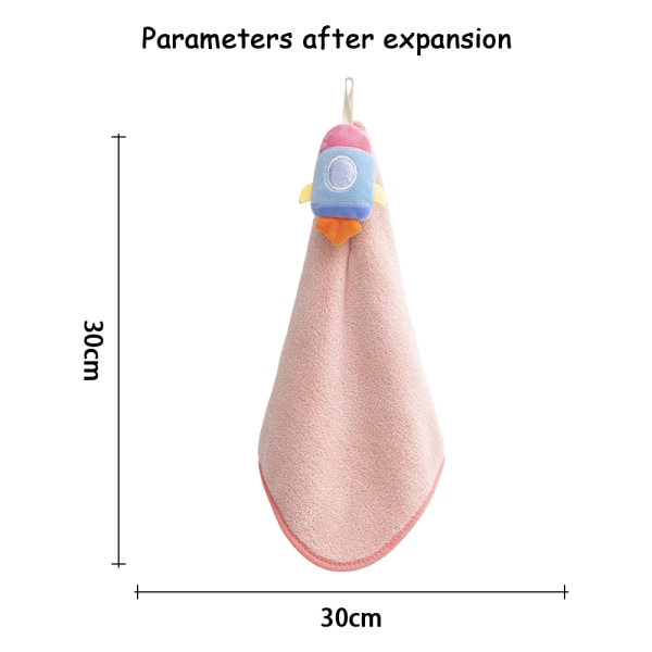 Hengende kjøkkenhåndklær med løkke Søt tegneserie Soft A